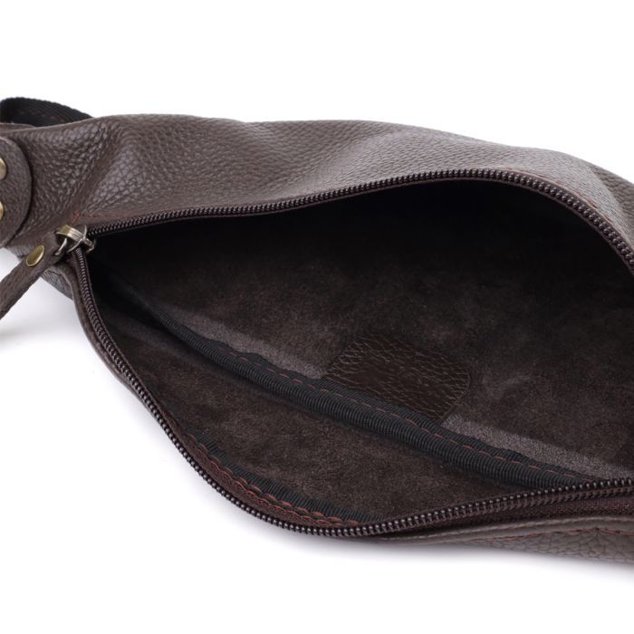 Сумка Shvigel Из натуральной кожи Коричневая (23137) изображение 7