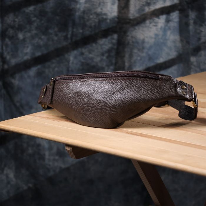 Сумка Shvigel Из натуральной кожи Коричневая (23137) изображение 9