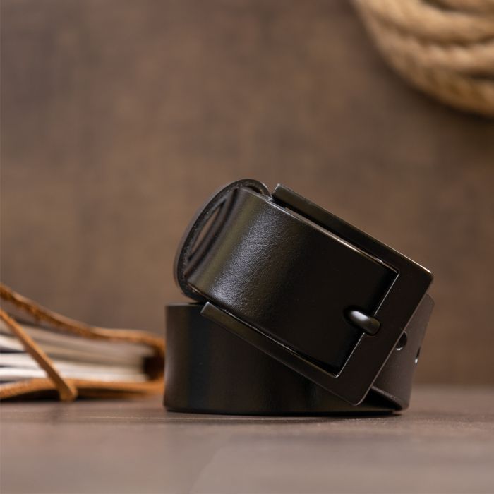 Ремінь Vintage Чоловічий Чорний (20382) зображення 5