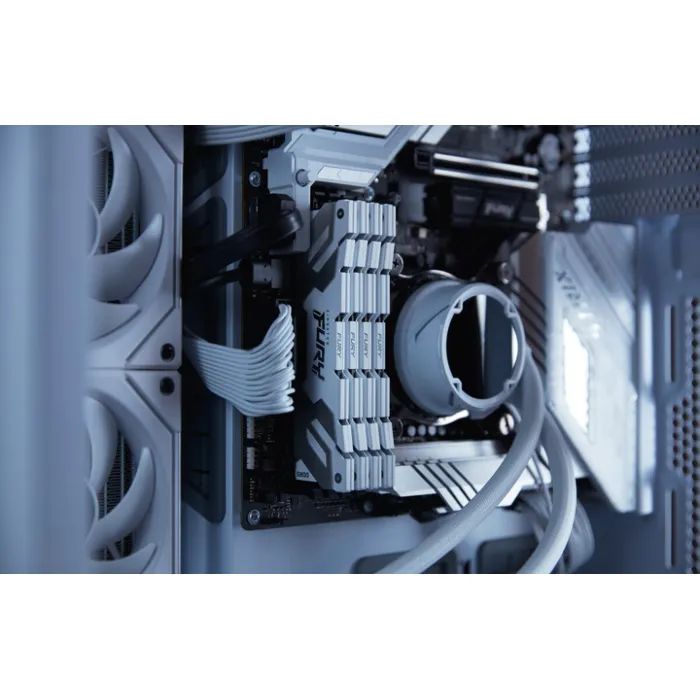 Модуль памяти для компьютера DDR5 32GB (2x16GB) 8000 MHz Renegade White Kingston Fury (ex.HyperX) (KF580C38RWK2-32) изображение 10