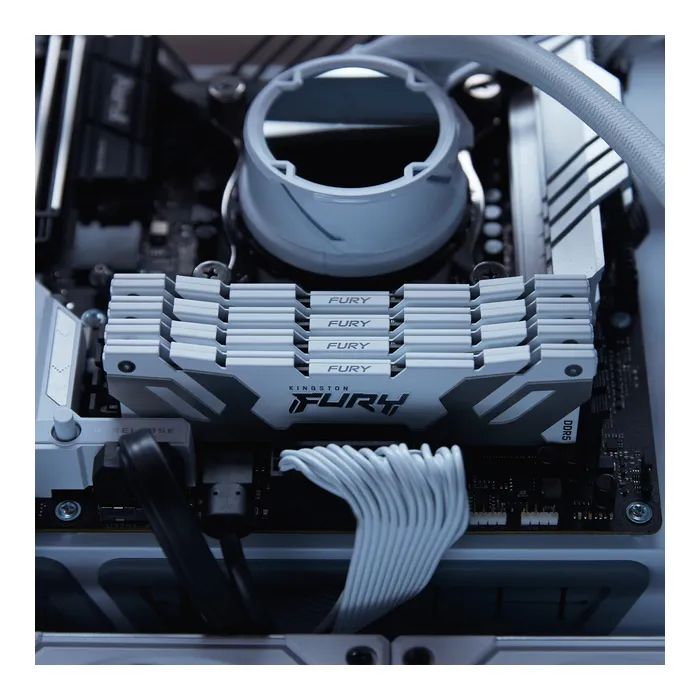Модуль памяти для компьютера DDR5 32GB (2x16GB) 8000 MHz Renegade White Kingston Fury (ex.HyperX) (KF580C38RWK2-32) изображение 7