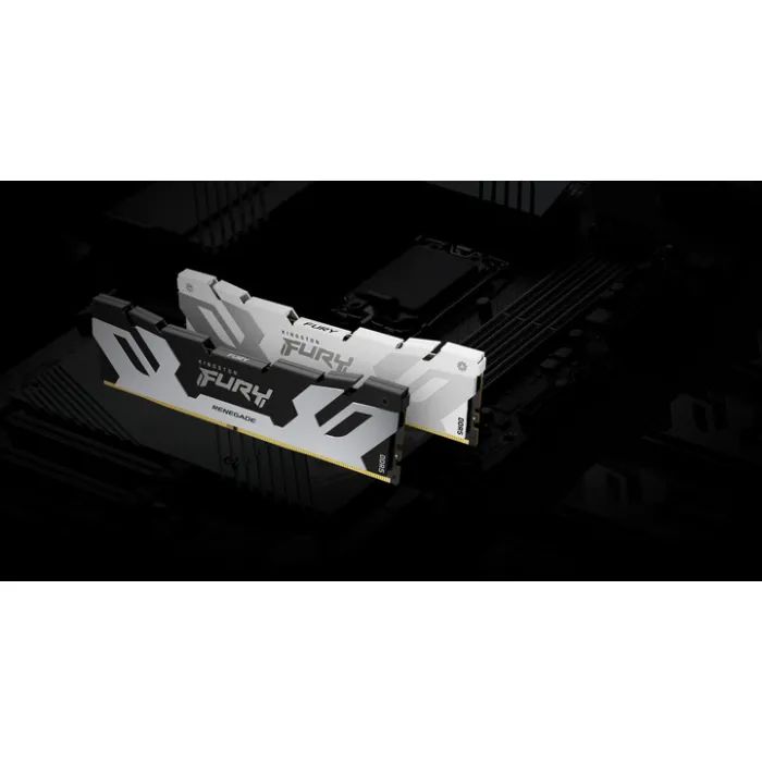 Модуль памяти для компьютера DDR5 32GB (2x16GB) 8000 MHz Renegade White Kingston Fury (ex.HyperX) (KF580C38RWK2-32) изображение 9