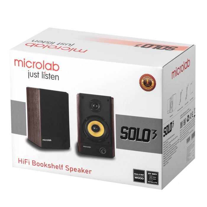 Акустическая система Microlab SOLO 3 40W Brown (SOLO-3BR) изображение 11