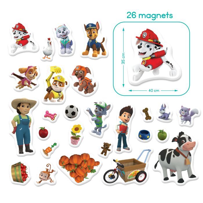 Обучающий набор DoDo Магнитная игра с планшеткой Paw Patrol. Приключения на ферме (200639) изображение 5