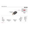 Адаптер HDMI EDID Emulator 4K60Hz Clone Function black Digitus (DA-70466) изображение 5