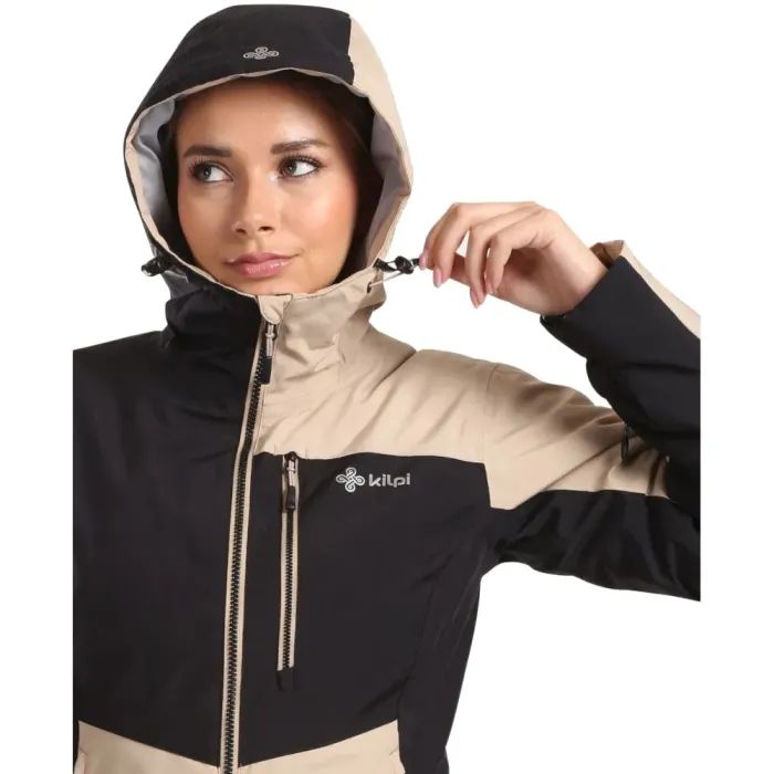 Куртка Kilpi Flip-W beige/black - 36 - бежевий/чорний (024.0412) зображення 6