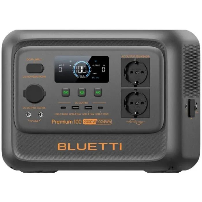 Зарядна станція BLUETTI Premium 100 V2 2000W 1024Wh (PR100V2) зображення 3