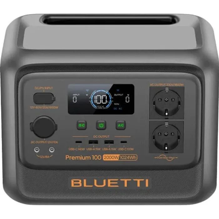 Зарядна станція BLUETTI Premium 100 V2 2000W 1024Wh (PR100V2) зображення 5
