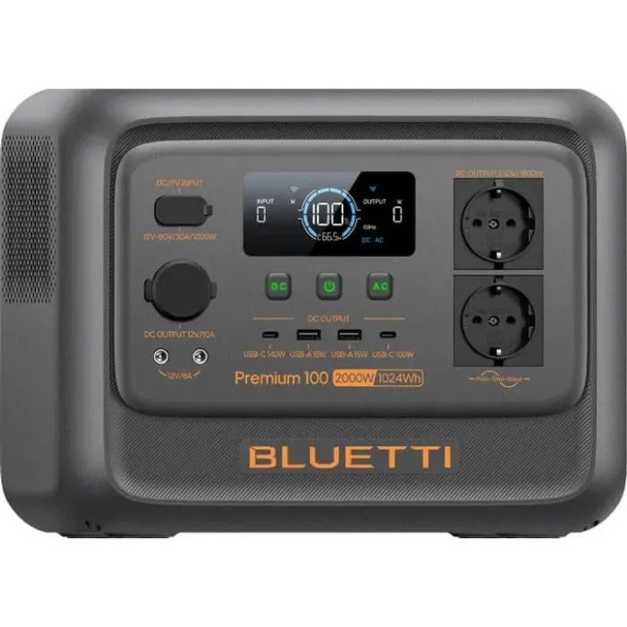 Зарядна станція BLUETTI Premium 100 V2 2000W 1024Wh (PR100V2) зображення 6