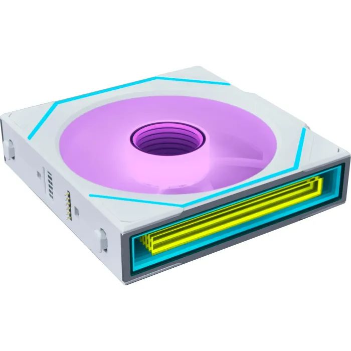 Кулер до корпусу Lian Li Uni Fan SL-INF WIRELESS 120-1, White (G99.12SLIN1W1W.00) зображення 3