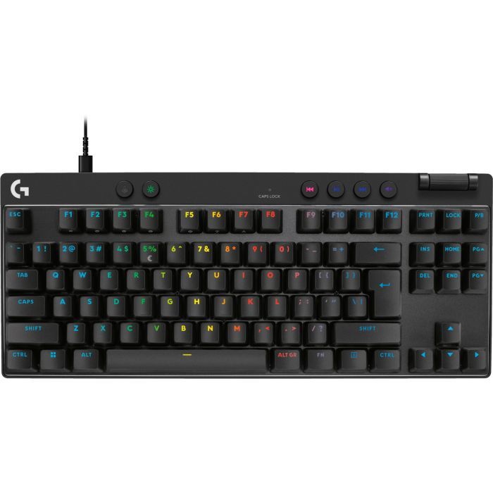Клавиатура Logitech G PRO X TKL Rapid Linear USB UA Black (920-013233)