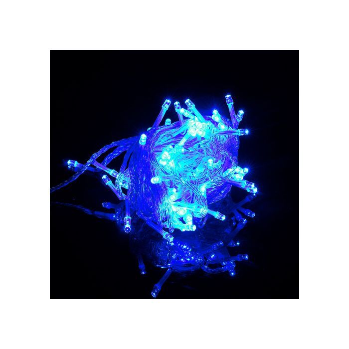 Гірлянда Voltronic Діод Blue 300 LED, 30 м. 8 режимів, прозора (Garl-300LED-30mB)