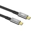 Дата кабель USB-C to USB-C 1.0m 100W PD black XO (GB020-CC.tranish) изображение 2