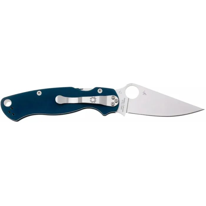 Ніж Spyderco Para Military 2 CPM SPY27 G-10 Blue (C81GPCBL2) зображення 2