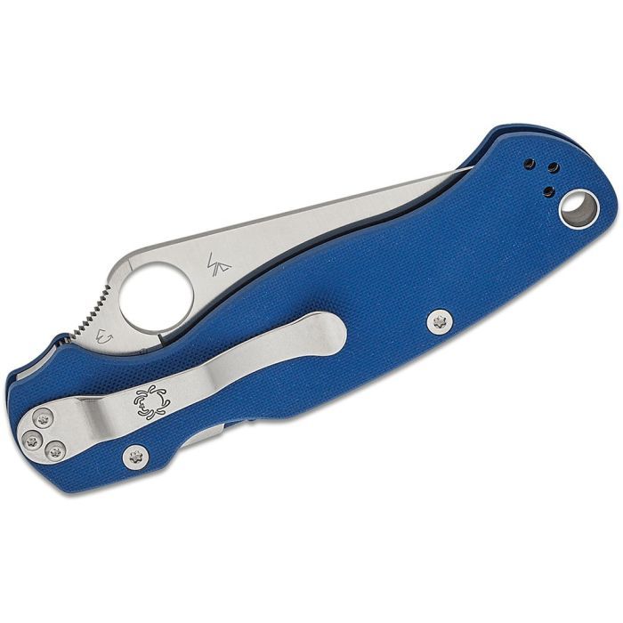 Ніж Spyderco Para Military 2 CPM SPY27 G-10 Blue (C81GPCBL2) зображення 4