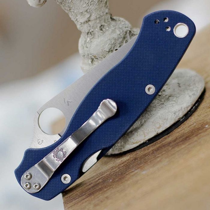 Ніж Spyderco Para Military 2 CPM SPY27 G-10 Blue (C81GPCBL2) зображення 8