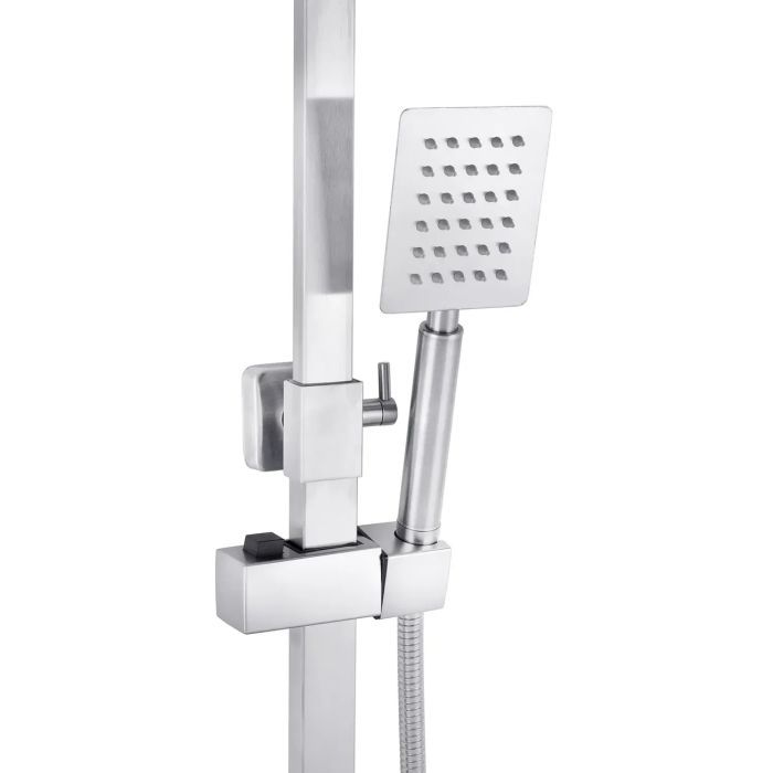 Душевой гарнитур Kroner Edelstahl Kubus-ESG063 + змішувач Edelstahl Kubus-ESG010 + змішувач Kroner Edelstahl Kubus-ESG05 (CVS30172) изображение 6