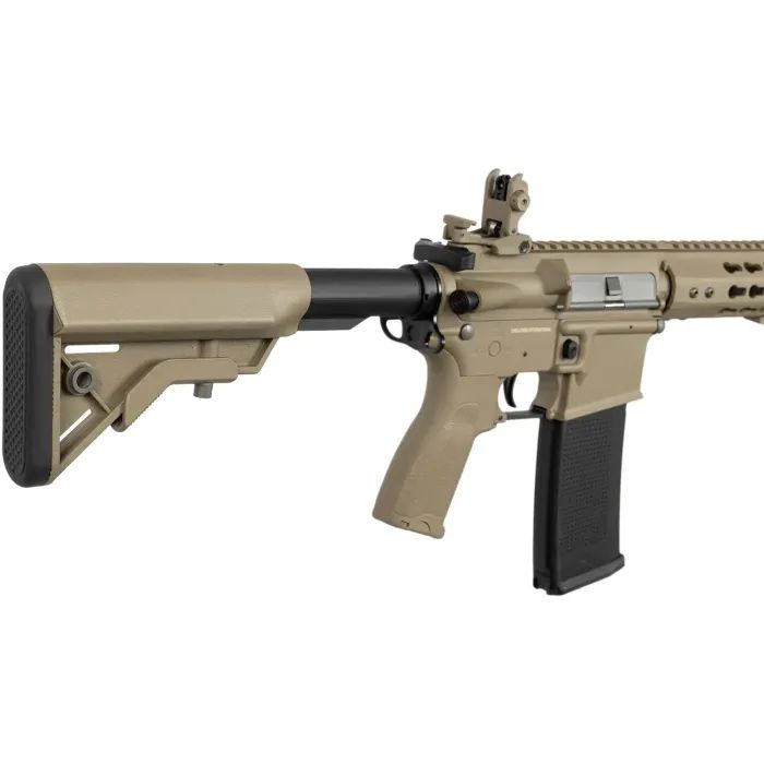 Винтовка страйкбольная Evolution Recon 10" Amplified Carbontech AEG Tan (SL-1006T) изображение 4