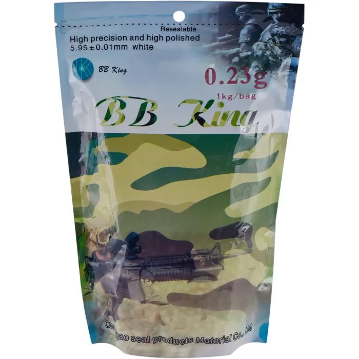Страйкбольные шарики BB King Normal 6мм 0,23г 1кг/уп (1401.00.01)