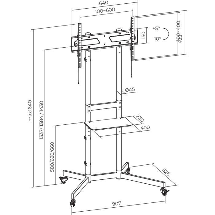 Стойка презентационная ITech T1043TE изображение 9