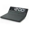 Настільний годинник Muse з бездротовою зарядкою телефону (M-168 WI) зображення 2
