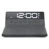 Настільний годинник Muse з бездротовою зарядкою телефону (M-168 WI)