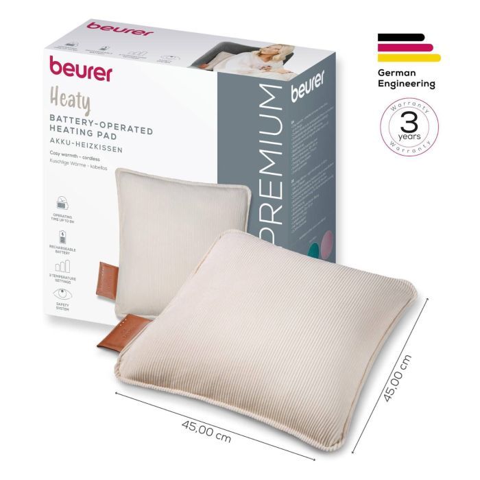 Електрогрілка Beurer HK 77Heaty cashmere-creme зображення 4