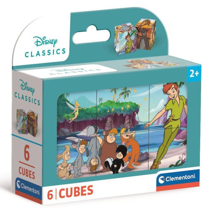Кубики Clementoni пазл Disney Classic, 6 элементов (40657)