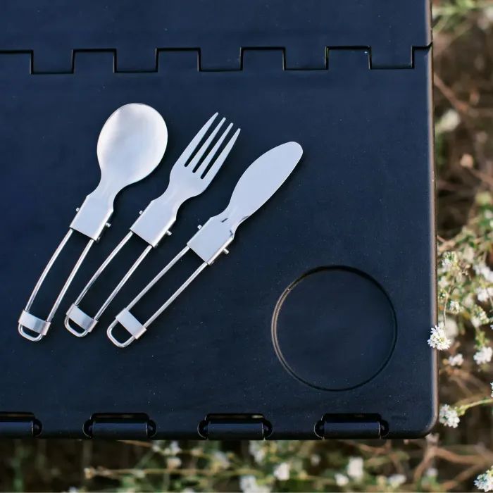 Набір туристичного посуду Tribe Compact Set сталевий (T-FC-0021-metal) зображення 7