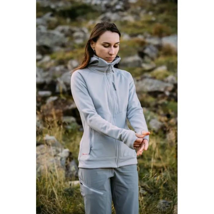 Кофта Turbat Peak Wmn vapor grey - L - світло-сірий (012.004.3948) зображення 9