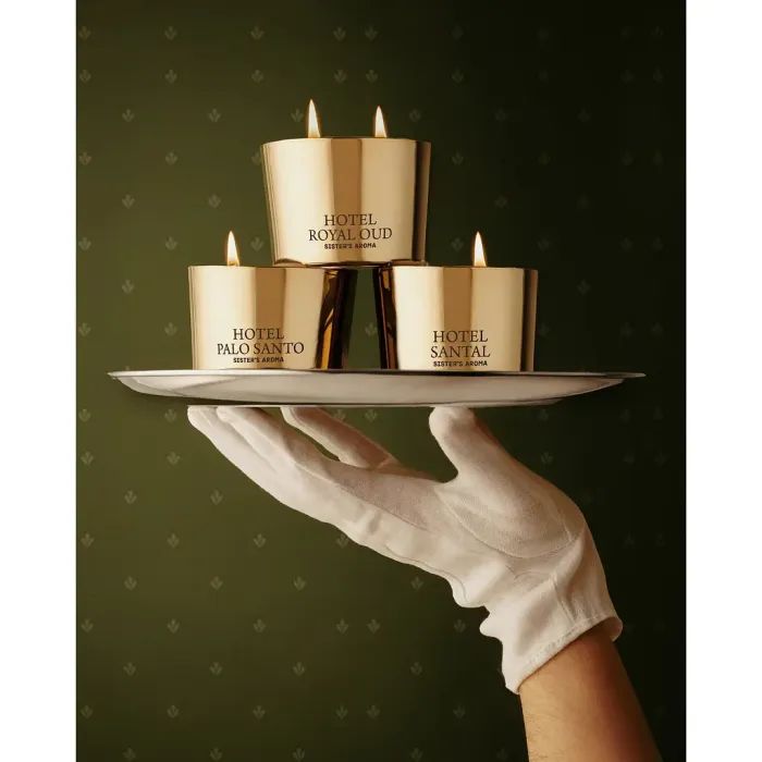 Ароматическая свеча Sister's Aroma Hotel Royal Oud 150 г (4820227786152) изображение 4