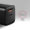 Зарядний пристрій AXAGON 1xUSB QC4.0 + 1xUSB-C PD30W PPS black (ACU-PQ30) зображення 3