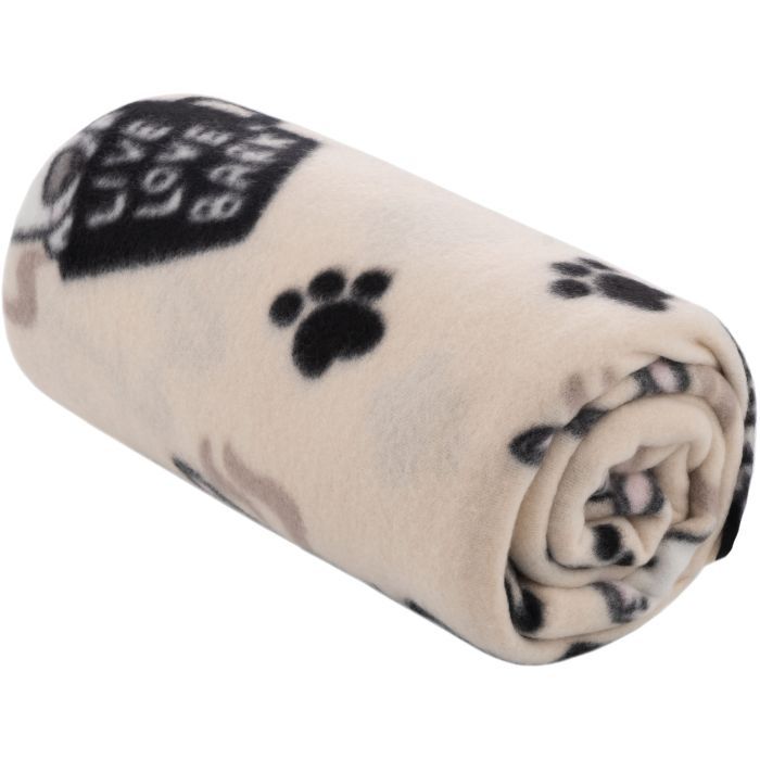 Плед Ardesto Fleece 100% полиэстер, песики, бежевый 130х160 см (ART0723PB) изображение 2