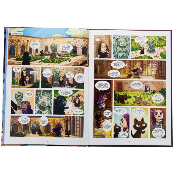 Комікс Магія. Дівчинка з фіолетовим волоссям. Том 1 - Ліліян Одрі-Молінатті Ранок (9786170994257) зображення 5