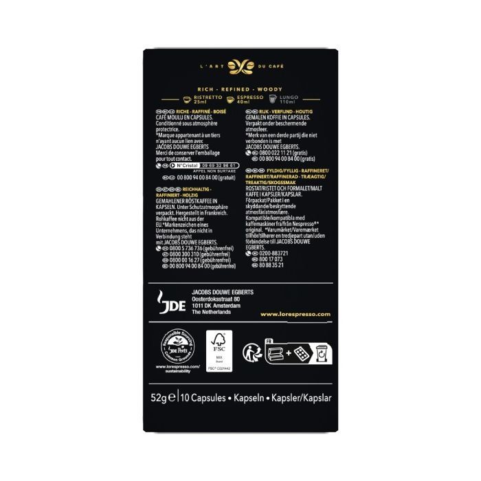 Кава L'OR Espresso Or Absolu #9 в капсулах 10 шт (8711000360590) зображення 4