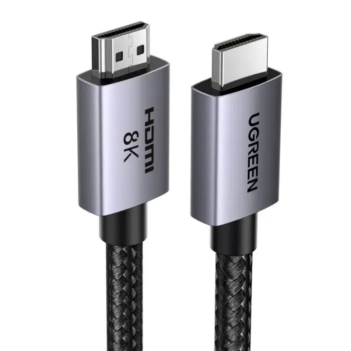 Кабель мультимедийный HDMI M to HDMI M 1.0m 8K black Ugreen (25908)