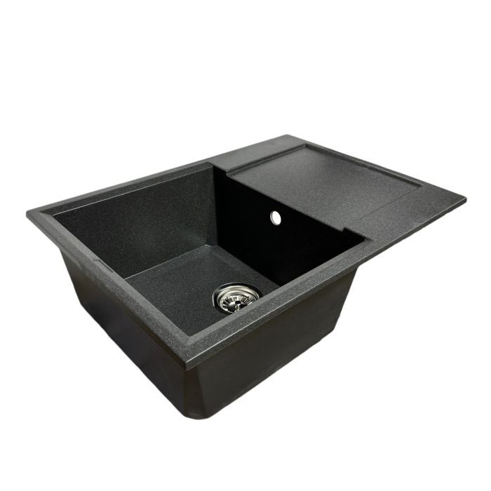 Мийка кухонна Adamant Horizon Medium графіт + змішувач та дозатор (4824296104513) зображення 2