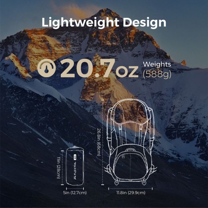 Туристический коврик Flextail Tiny Slleeping Pad R05 AVS самонадувний помаранчевий (6975755966656) изображение 10