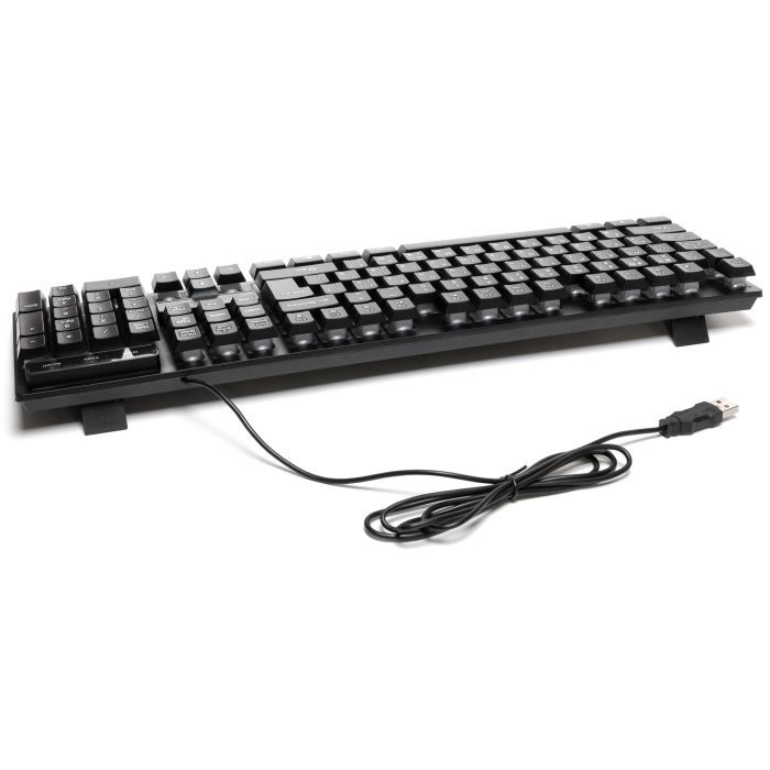 Клавиатура Hölmer K-01GS RGB Backlight USB UA Black (K-01GS) изображение 5