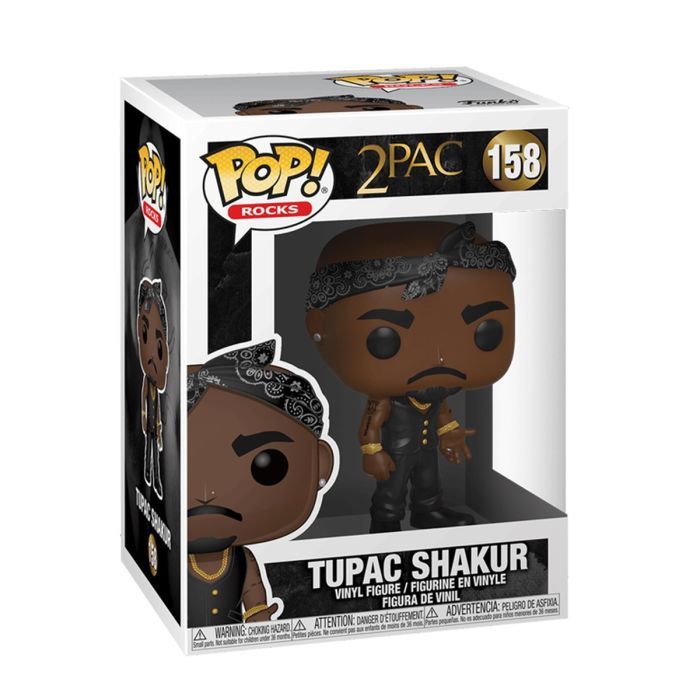 Фігурка Funko Pop серії Rocks - Тупак Шакур із банданою (45432) зображення 2