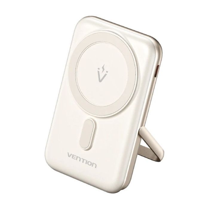 Батарея универсальная VENTION Magnetic Wireless 10000mAh 20W PD USB-C In/Out, QI-15W White (FHNW0)