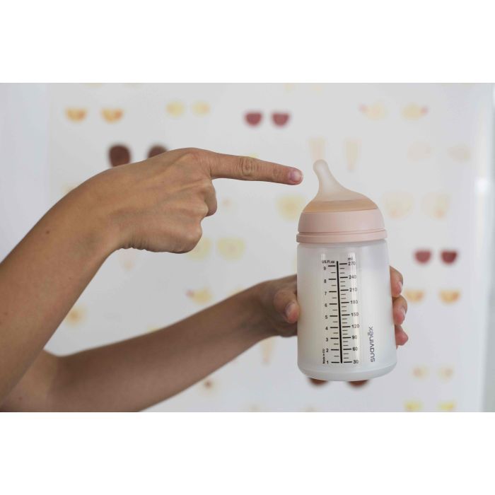 Соска Suavinex ZERO.ZERO антиколікова,середній потік, бежева, +0 міс (308452) зображення 4