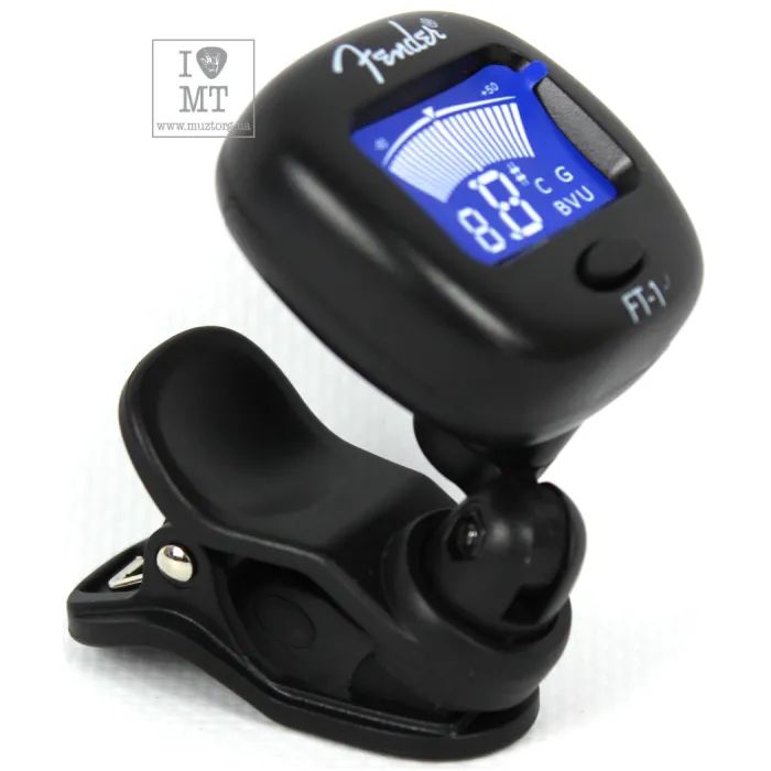 Тюнер для музыкальных инструментов Fender FT-1 Pro Clip-On Tuner Black (226366) изображение 4
