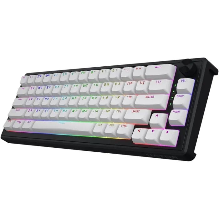 Клавиатура Hator Skyfall 65 MAG ULTRA 8K Aurum Ice RGB USB UA Black/White (HTK1860UA) изображение 3