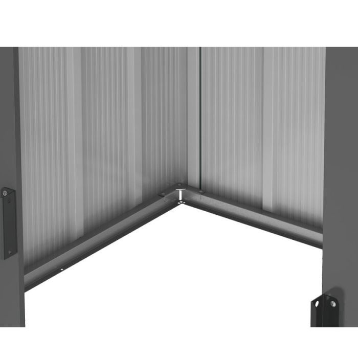 Садовий будиночок Duramax металевий Eco 202х122х181 см зелений-білий (5178) зображення 10