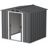 Садовий будиночок Duramax металевий Eco 202х182х181 см сірий-білий (5181) зображення 4