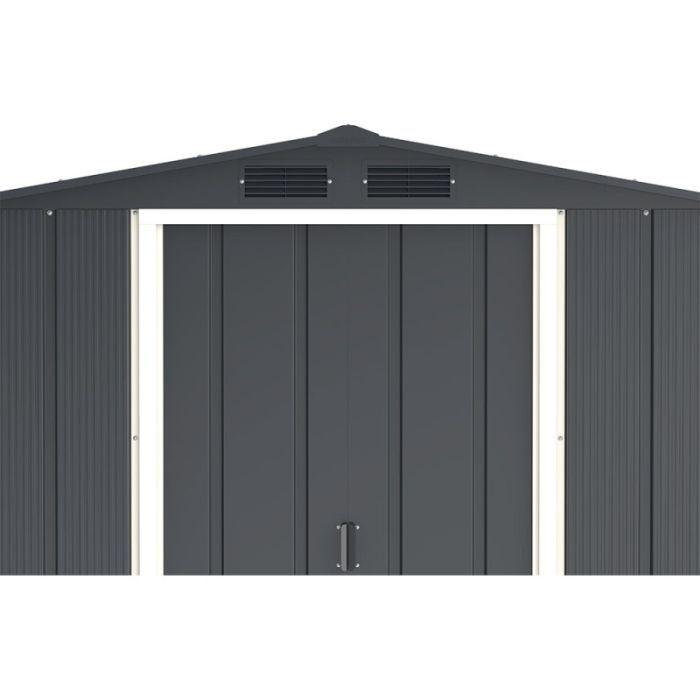 Садовий будиночок Duramax металевий Eco 202х122х181 см зелений-білий (5178) зображення 5