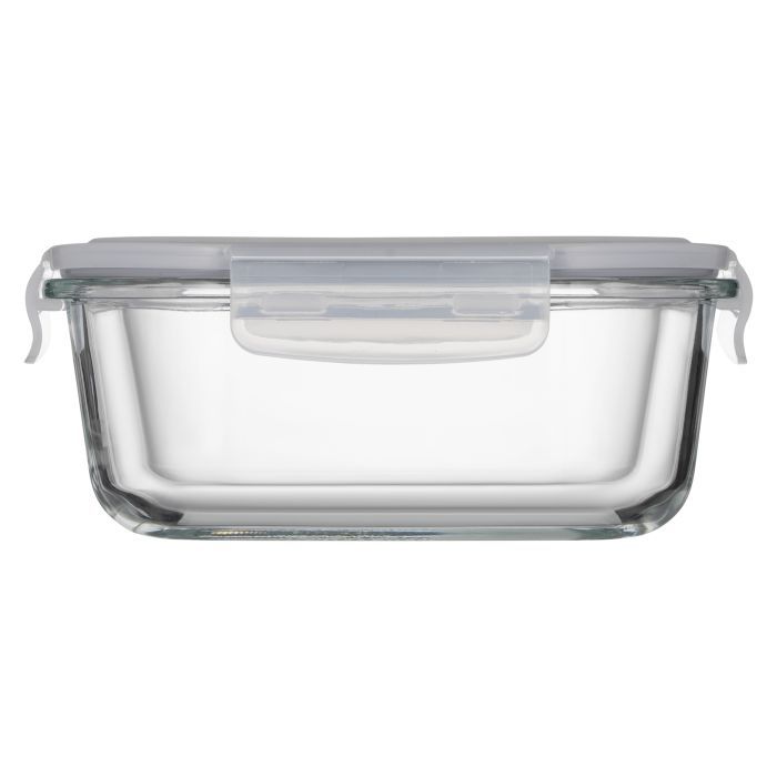 Пищевой контейнер Ardesto Gemini квадратний, 0.31л, боросилікатне скло, прозорий (AR1230BSQ) изображение 3