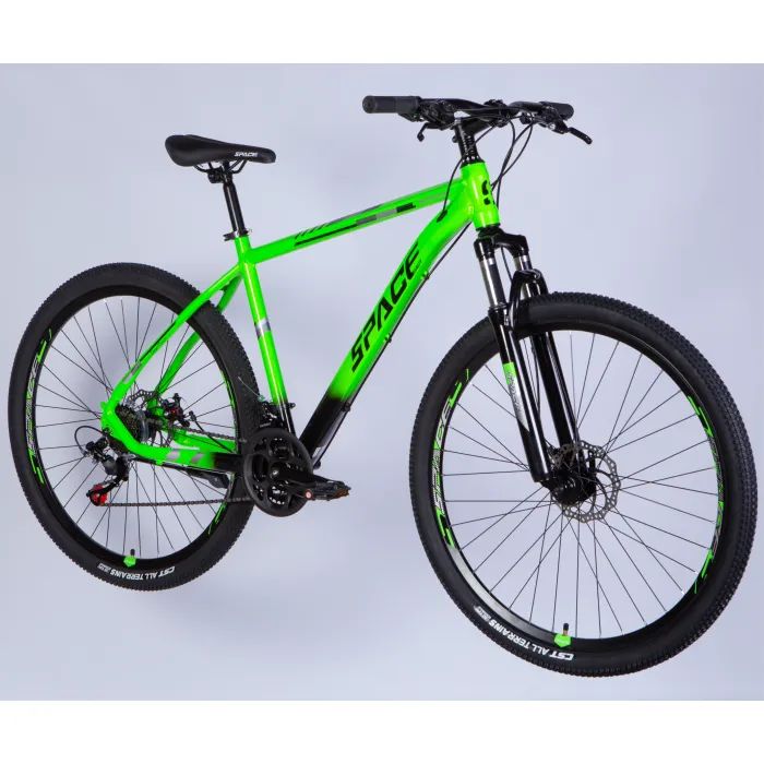 Велосипед Space 29" MERCURY DD FR рама-20" AL 2026 зелено-чорний (OPS-SP-29-176) изображение 2