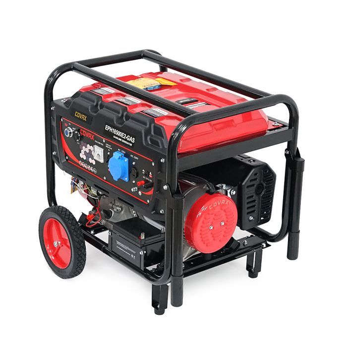 Генератор COVAX EPH18500E2, 9.0kW, 220V, 50Hz, DC12V, 20HP, электро стартер, 25L (EPH18500E2)